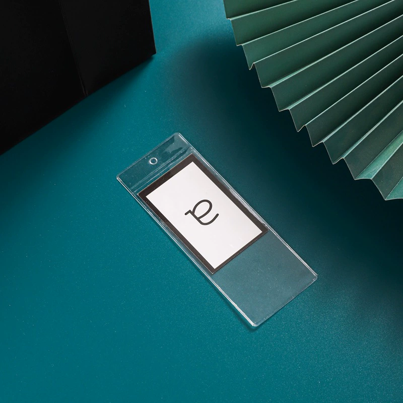 ПВХ прозрачная бирка сумка утолщенная Водонепроницаемая перфорированная плоская карманная пустая сумка для печати логотипа этикетка для одежды оптом