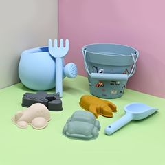 挖沙玩具全套 彩虹海洋恐龍 跨境夏天海邊玩具 鏟子兒童挖沙