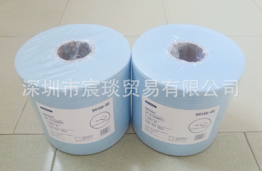 Оптовая продажа Кимберли 94166-00 Ginte Промышленные салфетки абсорбируют воду, впитывают масло, очищающую ткань 2 рулона/коробка