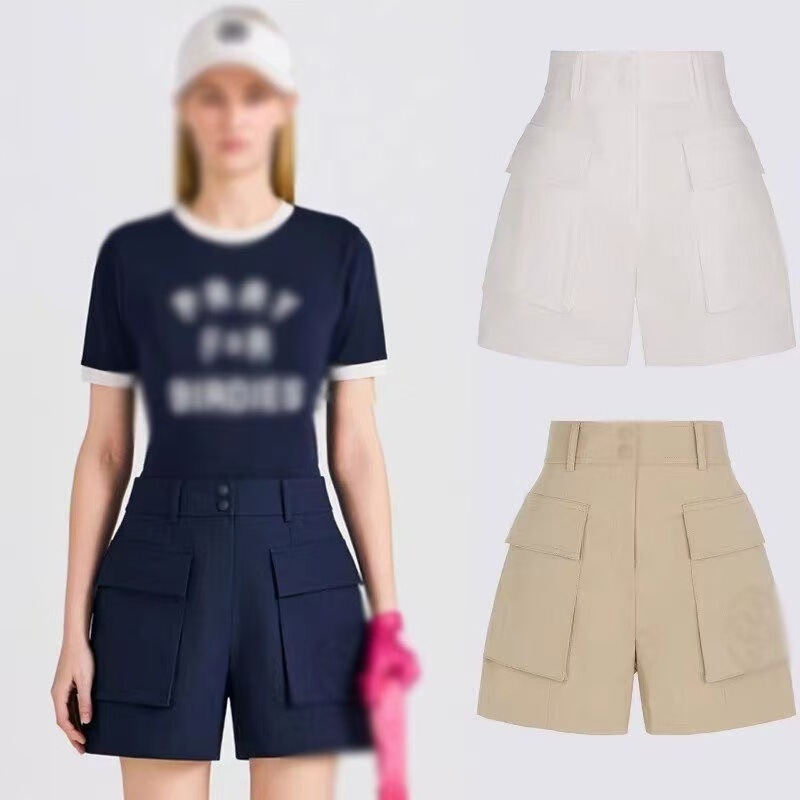 26 New Summer Style Golf Women's High-Waisted Cargo Shorts Casual Pants with Multiple Pockets for Commuting and Stylish Sports Wear 26 New Summer Style Golf Women's High-Waisted Cargo Shorts Casual Pants with Multiple Pockets for Commuting and Stylish Sports Wear