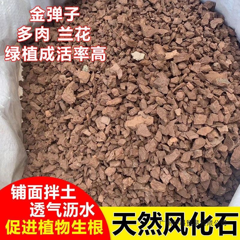 风化土四川天然风化石盆景营养土酸性红土园艺土生根渗水保湿透国