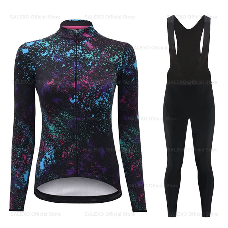 2024 Women's Long-Sleeved Cycling Clothing Spring and Autum Lightweight Breathable Cycling Equipment Road Cycling Clothing