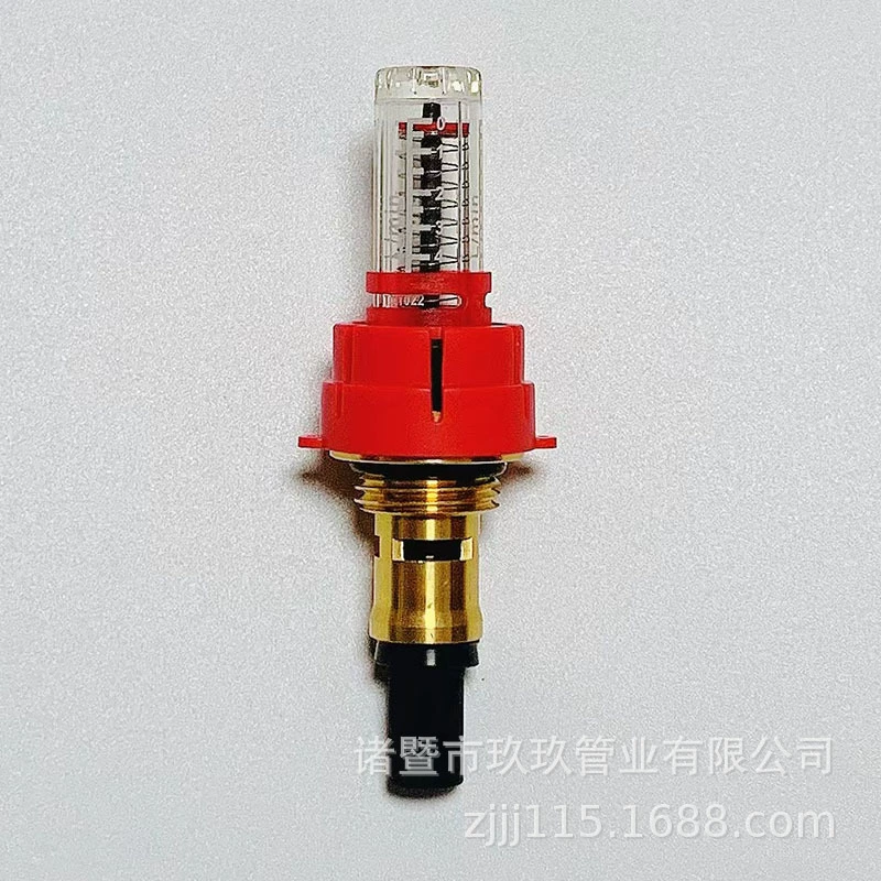 Коллектор для теплого пола с видимым поплавковым расходомером, резьба 1/2, 4-точечный расходомер для подачи воды, поставка от производителя