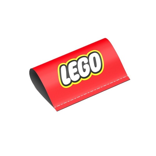 Lego washable label label Logo sticker car rear lego creative car door car rear modification decorative sticker toy modification