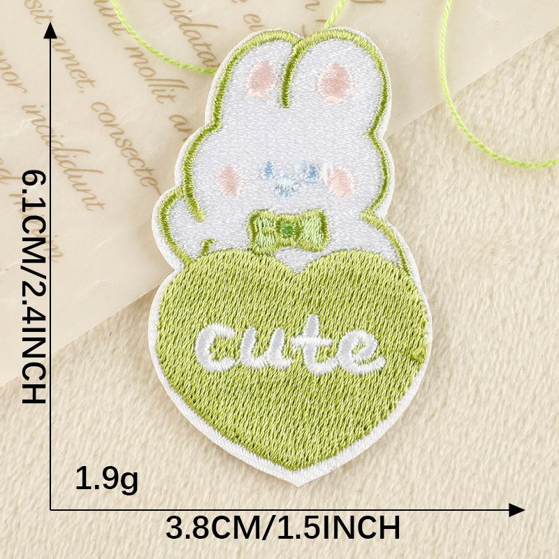 刺繍ラベル衣類アクセサリー自己粘着パッチフルーツ動物漫画 diy オリジナル刺繍パッチ布パッチ|undefined