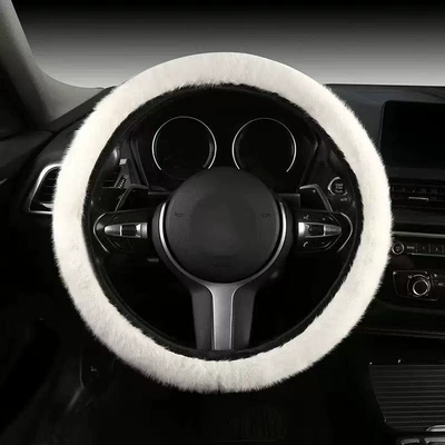 Steering wheel cover Car Steering Wheel Cover Cute - snow-peak-white-universal