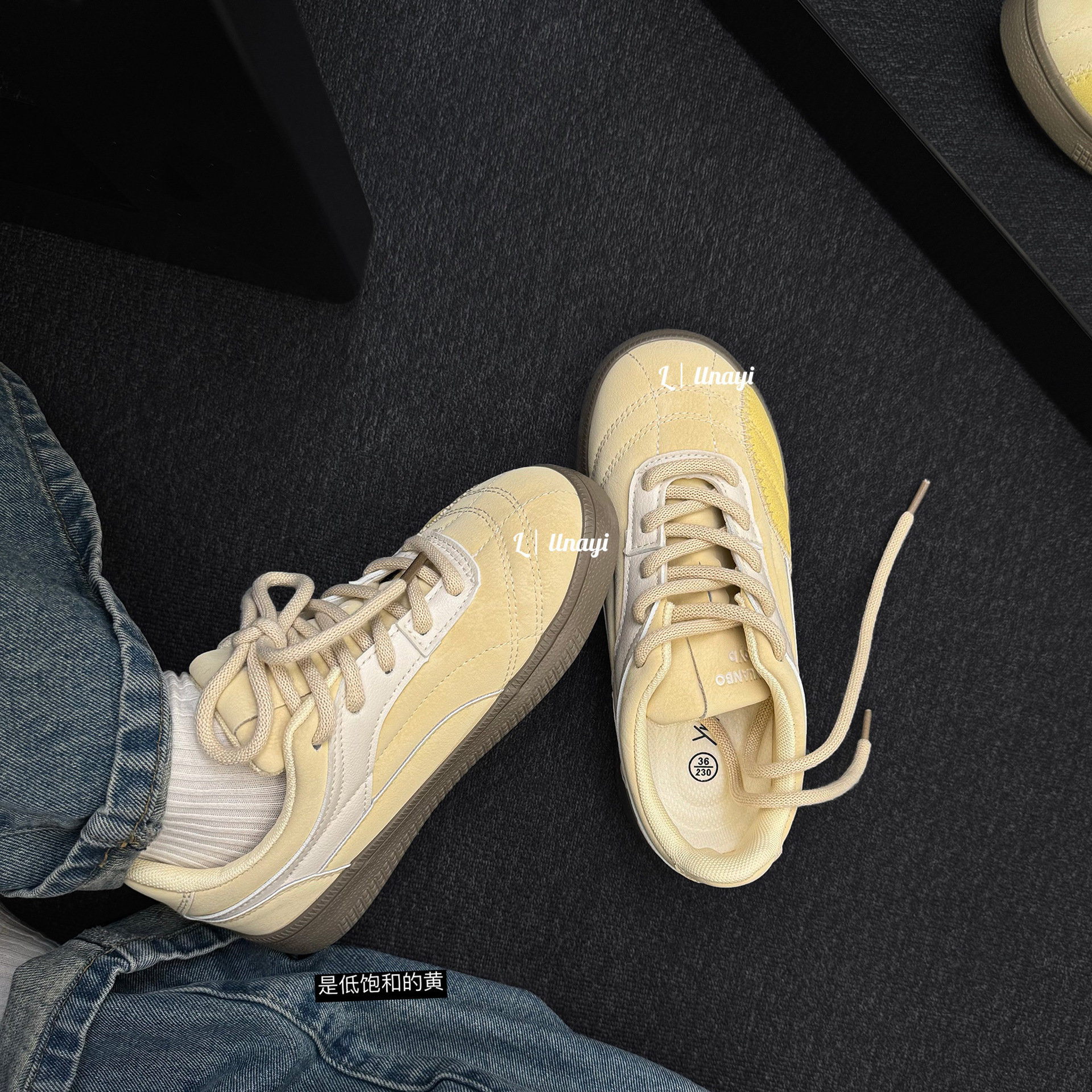 El Lin Yi| 25ss primavera nueva suela delgada ligera casual zapatos de entrenamiento alemán de colores deportivos pequeños zapatos de moda de mujeres