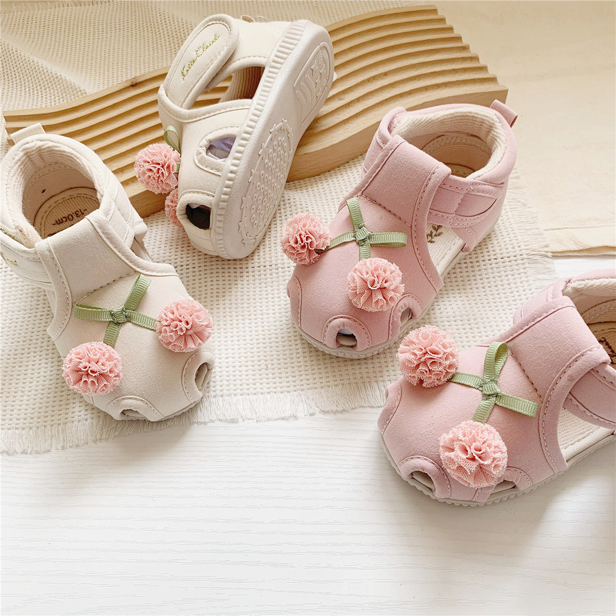 Export day single summer new KC baby toddler cool shoes non-slip princess girls baotou children's sandals