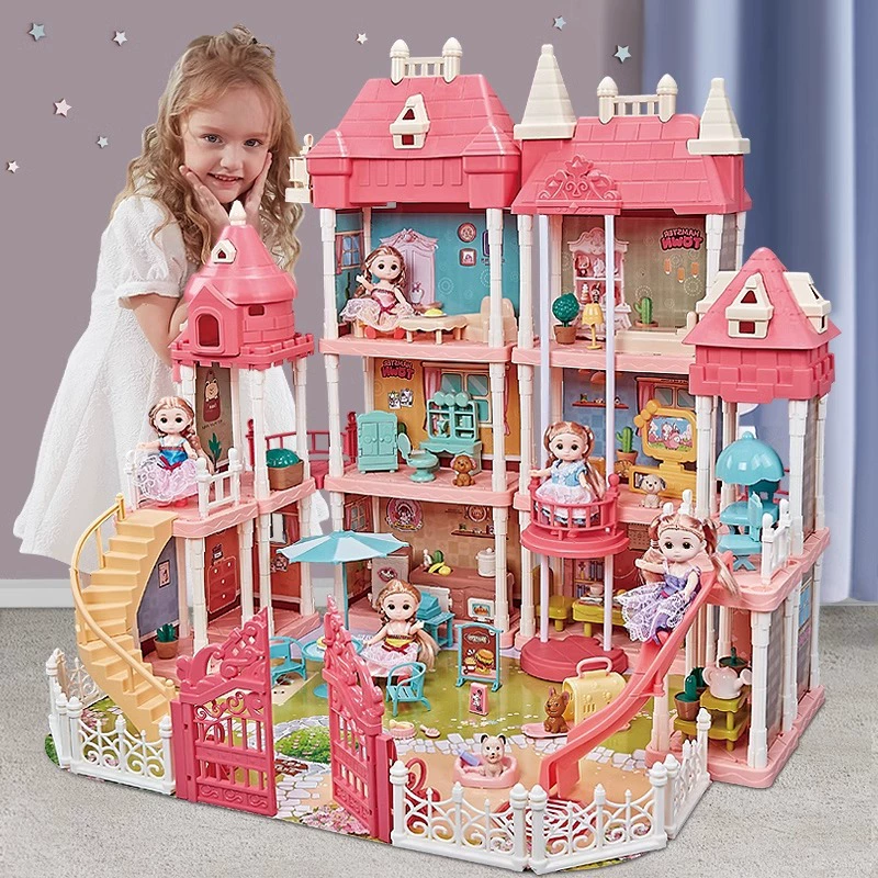 Семейная игрушка, особняк для принцессы, замок, домик для кукол, день рождения подарок, питомец
