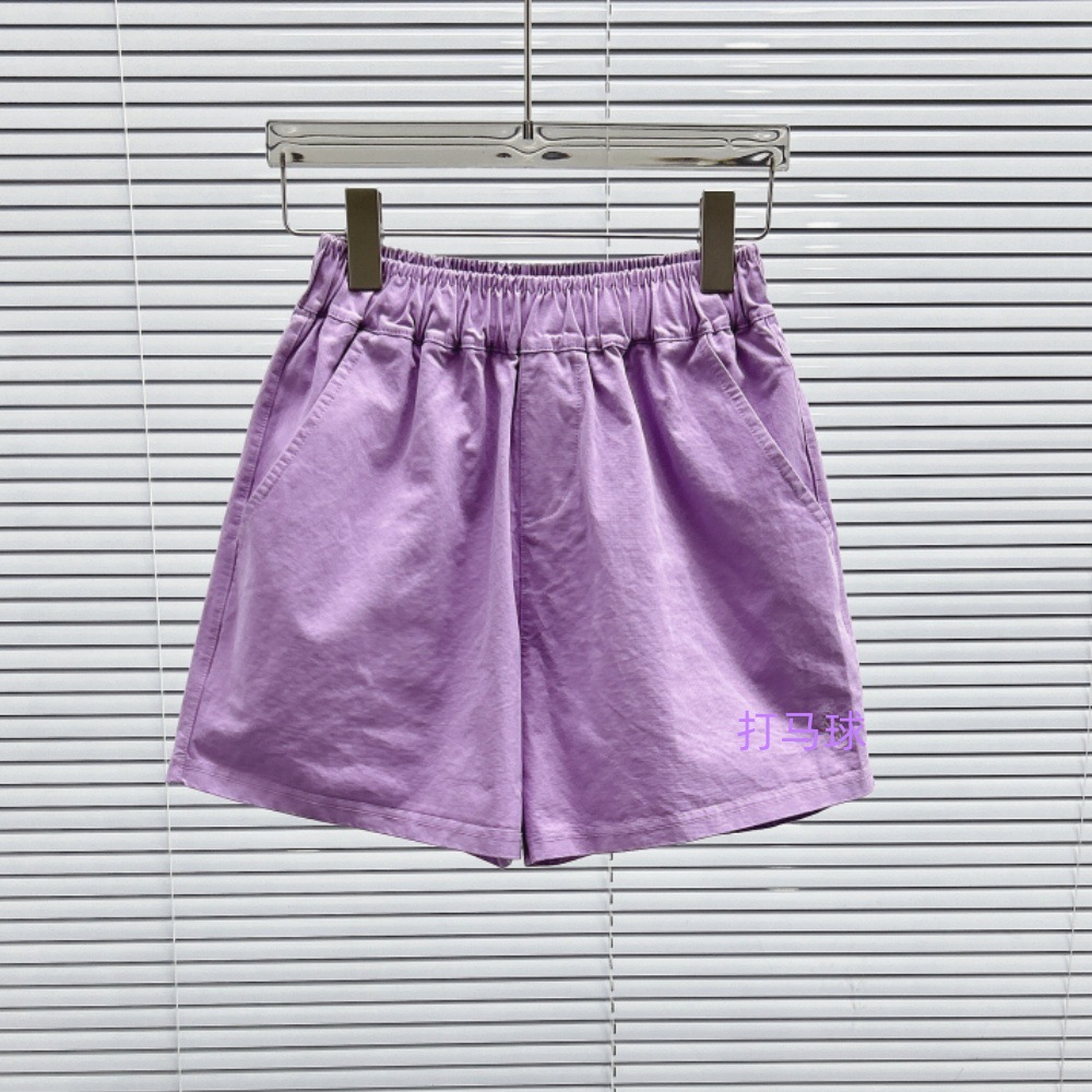 カジュアルなスポーツパンツ女性の夏のゆるい薄いタイプのストレッチa字のホットパンツは腰が高くて痩せています。