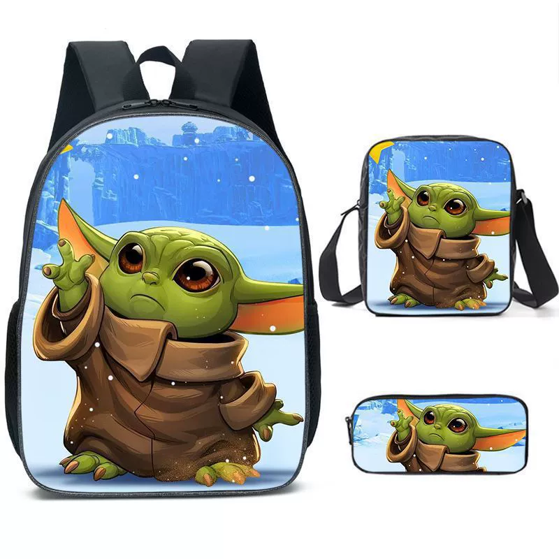 Backpack, children's Yoda, school bag for elementary school students, star wars