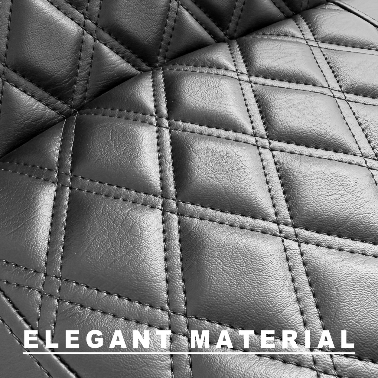Motorcycle double seat cushion compatible with Harley 09-25 Trike Glide, with built-in dual gel cushioning layers