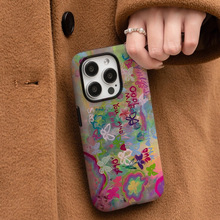 外贸手机壳批发涂鸦蝴蝶花朵iphone17air苹果12双层磁吸菲林壳14p