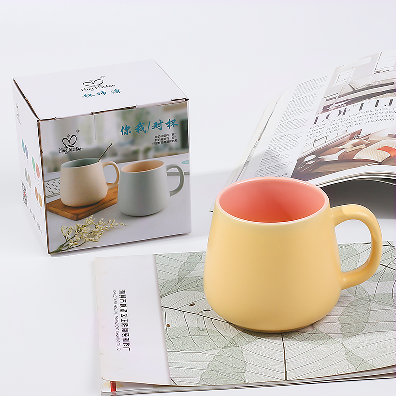 Taza de Cerámica para Pareja Cerámica Decorativo para El Hogar