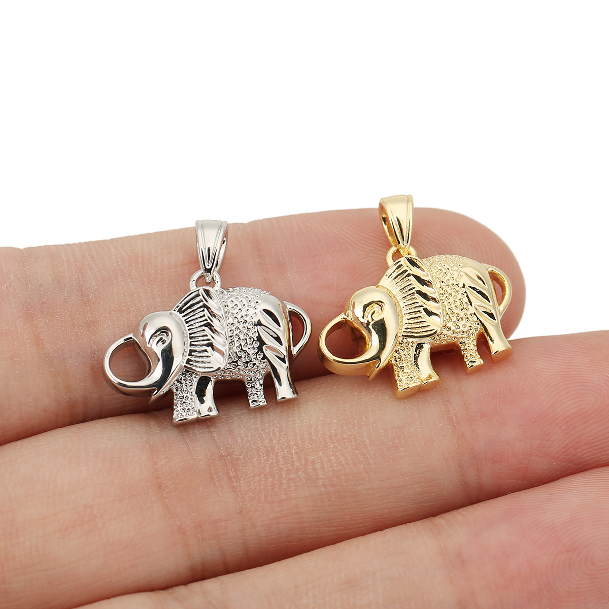 All Seasons Season Unisex Gender 1 Piece Copper Elephant Pendant