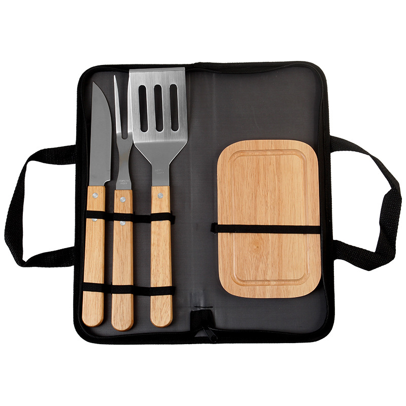 Juego de herramientas para barbacoa al aire libre, accesorios y utensilios para BBQ - Mayorista