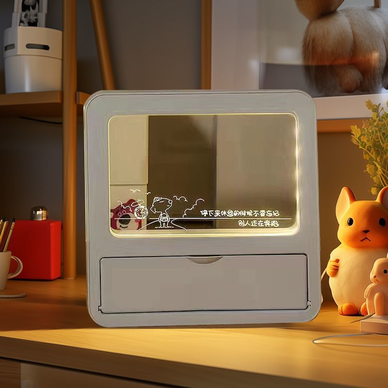 더 나은 미래를 향해 달려가세요 (아크릴 메시지판) - 익스프레스 박스 포장 (필기용 펜 1개 + 지울 수 있는 천)