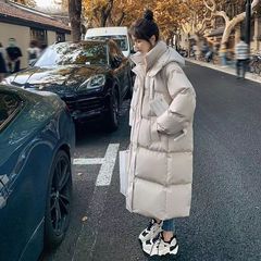 羽绒棉服女长款过膝2025新款oversize棉袄冬季宽松面包服加厚棉衣