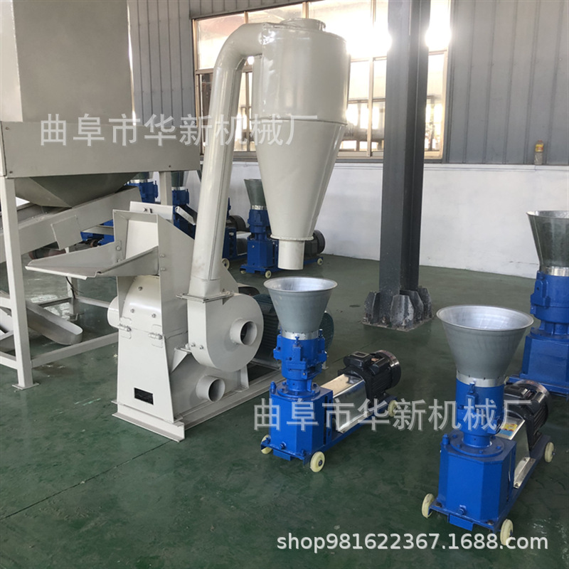 供应豆粕麦麸饲料颗粒机 兔子饲料草粉颗粒机 跨境小型饲料机