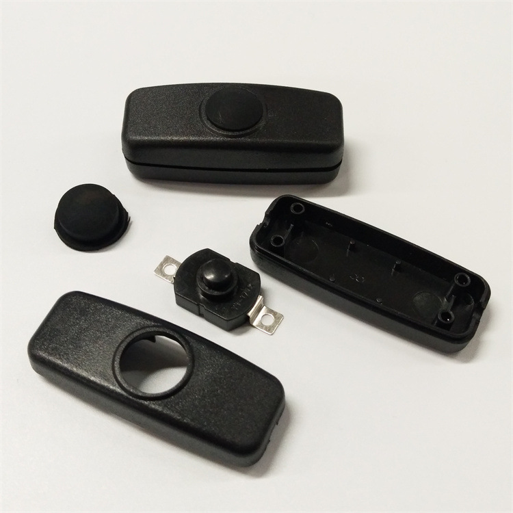 小型防水线上开关 318中控按钮 台灯启动开关 LED中途线上按钮