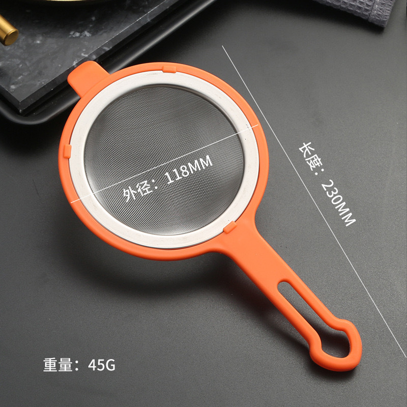 Filtro de acero inoxidable 304, colador, leche de soja, jugo, alimento complementario, filtro de escoria, tamiz, filtro ultrafino con oreja, tamiz de harina