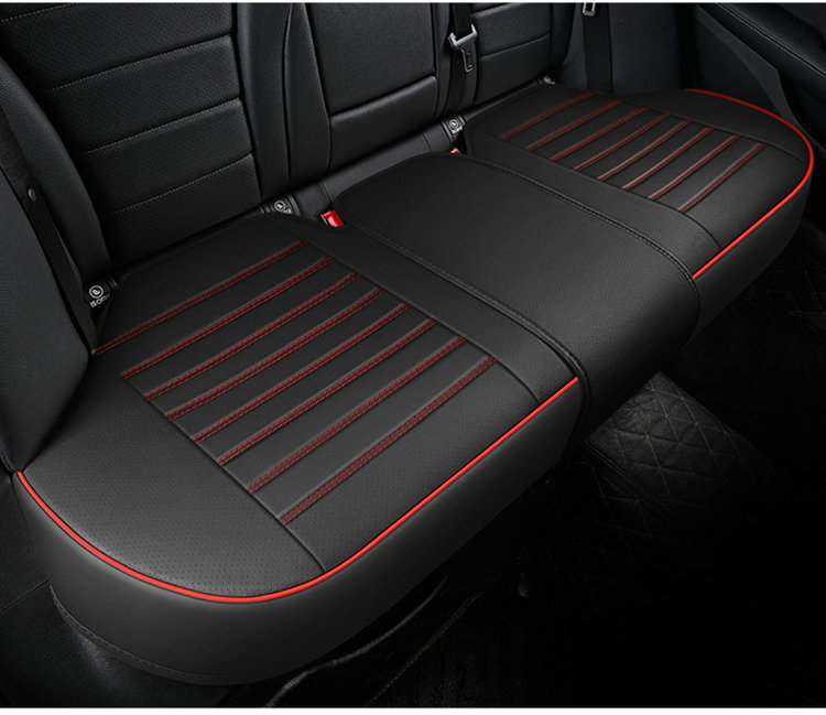 Daifa wholesale perforated full leather all-inclusive non-backrest monolithic car seat cushion four seasons universal rear seat cover seat cushion