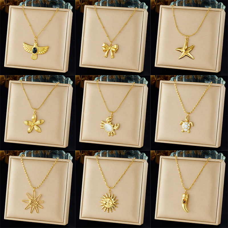fashionable retro creative pendant with bow
