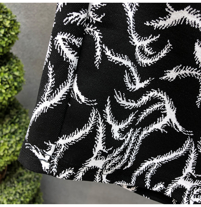 Men's Summer Floral Print High-Waist Loose Fit Five-Point Shorts Trendy Fashionable Retro Style For Casual Beach Wear_viptrois.com