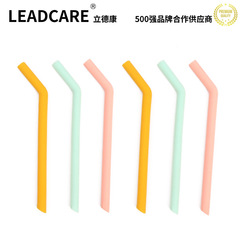 Silicone straws: foldable, food-grade, child-friendly—large-caliber design for drinking water and soup, reusable for milk tea and more.