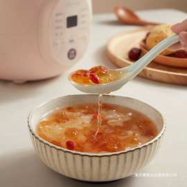 小熊紫砂锅DDG-D20S2 煲汤电炖锅家用陶瓷自动熬煮粥锅神器电炖盅