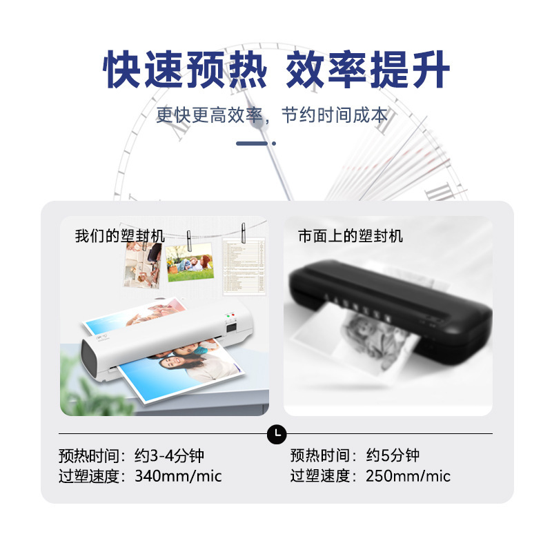 传奇SL269 A4树欧过塑机照片冷热封塑机相片文件过胶机A4小型过塑|undefined