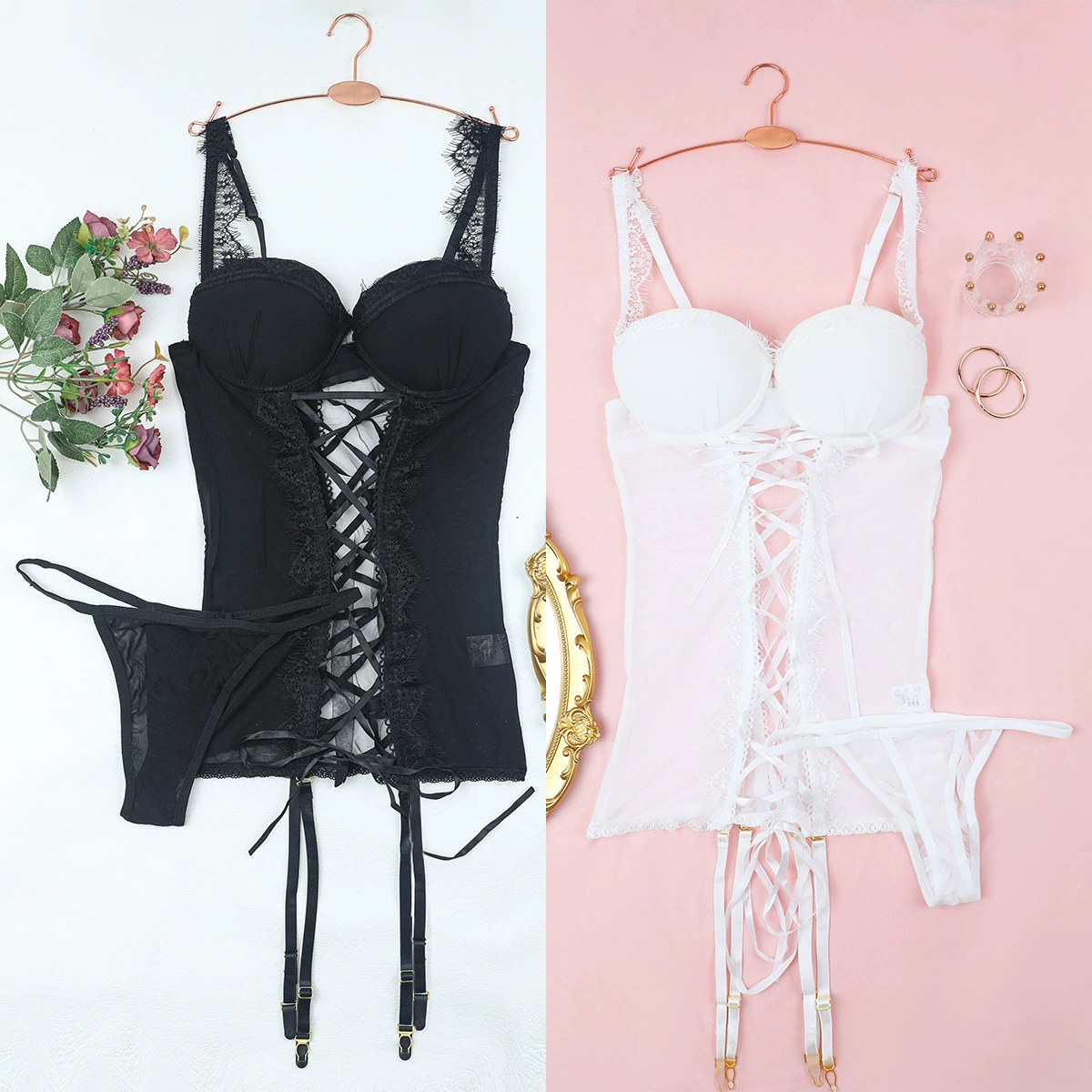 Сексуальное белье, Slip-дdress, набор, европейский стиль