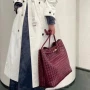 手提编织斜挎小众托特包