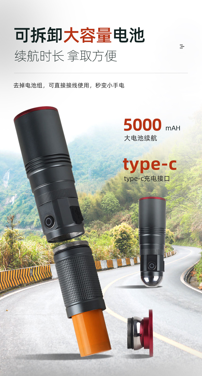Cross-Border Fishing Tool Magnetic Laser Cannon Long-Lasting Four-Light Source Outdoor Fishing Light Blue Light Outdoor Wild Fishing Led Light