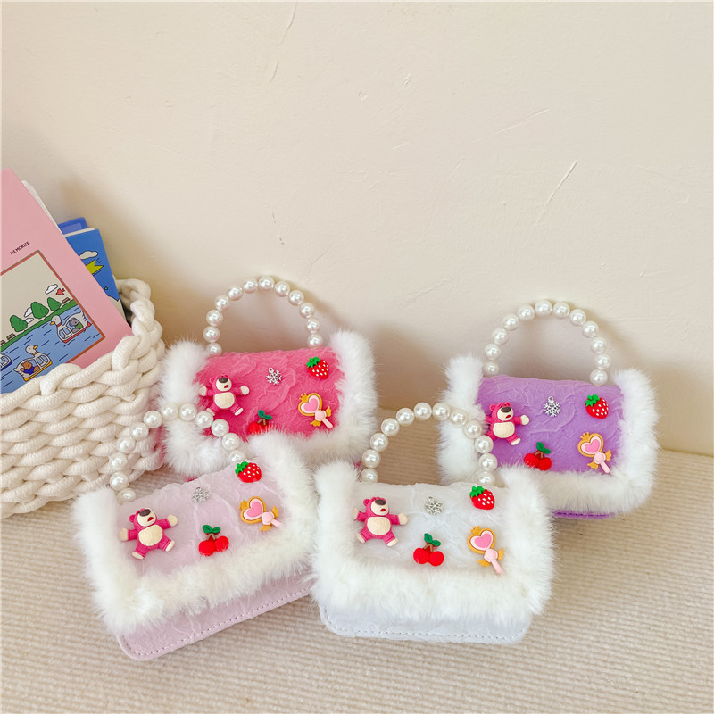 Bolsa para niños bolsa de mensajero de aire exterior 2022 nueva niña moda linda princesa bolsa de hombro pequeña fragancia bolso