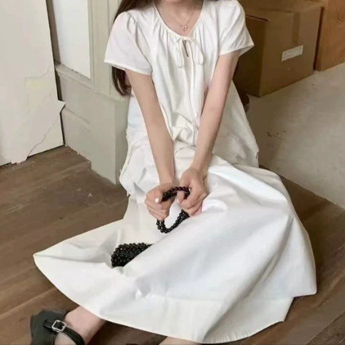 2025 новый летний стиль волнистая ажурная многослойная французская блузка свободного кроя элегантная шикарная блузка белая и другие