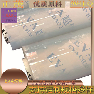 Factory sells EVA transparent crystal high transparent EVA PEVA film bags raincoat and other materials