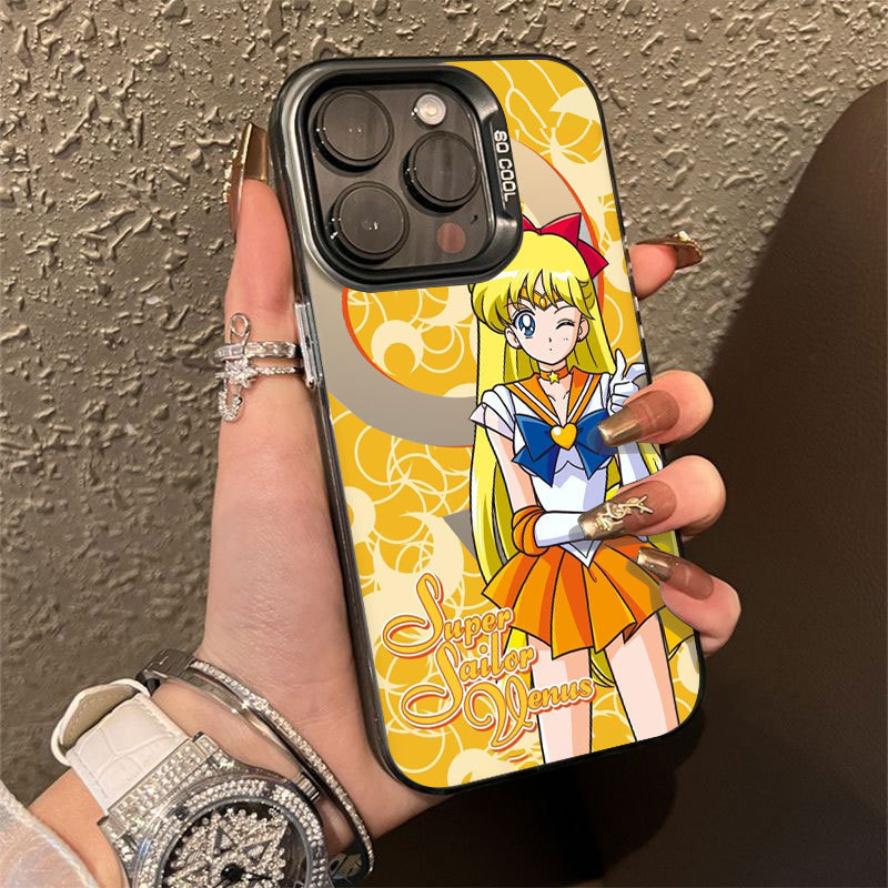 美少女战士适用于苹果15欧美17promax手机壳iphone16卡通14少女13|undefined