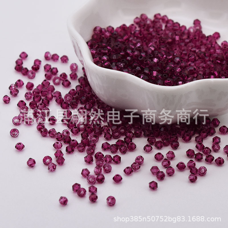 Tím (rang) / Hạt kim cương boutique 3mm (100 chiếc/gói)