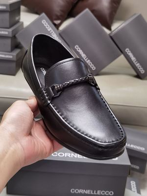 自主品牌豆豆鞋男2021新款真皮套腳軟底懶人鞋男士駕車透氣皮鞋男