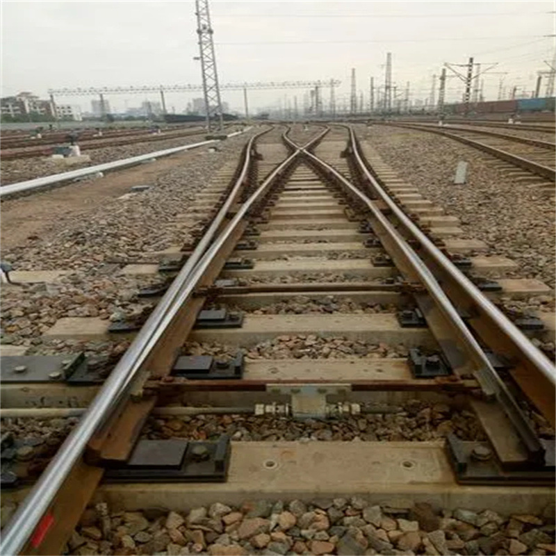 矿用单开道岔 品质可靠铁路工程设备 DK624-3-6道岔