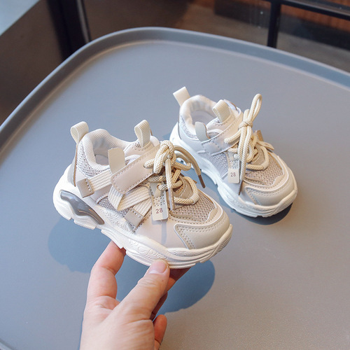 Autumn New Arrival Ultra-Light Children's Sports Shoes for Boys, Breathable Mesh Shoes for Toddlers, Grandpa Shoes for Girls, Baby Learning to Walk Shoes, Single Shoes, Fashion