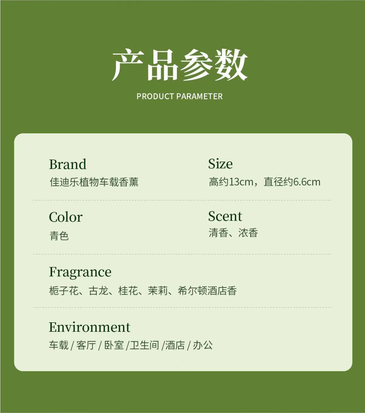Car Perfume with Long-Lasting Fragrance, Special High-End Car Odor Removal Car Aromatherapy, Five-Star Hotel Special Fragrance
