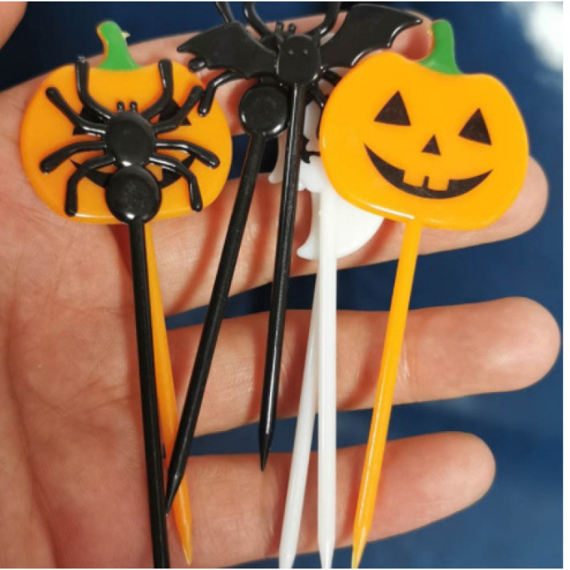 Japón hogar dibujos animados horquilla de fruta creativa para niños animales lindos horquilla de fruta de plástico set Bento stick