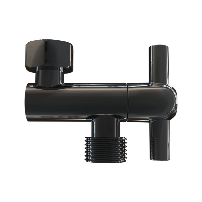 The adjustable shower head extension adapter and stainless steel shower elbow can adjust the Angle to enhance the shower experience details Picture