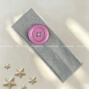 FF458-13 light gray baby's breath (pink button)