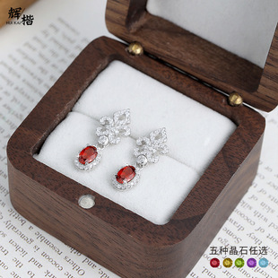 �羳��Ȼˮ��ʯ���S925���y���ŮС���߼���ʯ��ʯ����ʯ�ƷŮ