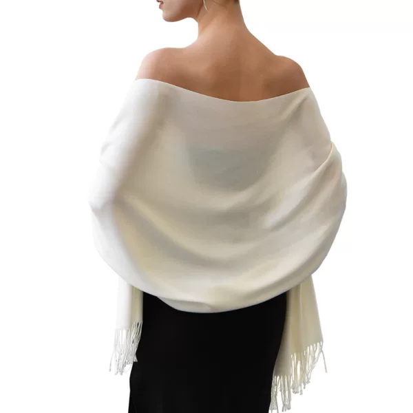 Women's Imitation Cashmere Comfortable Touch Winter Scarf Soft Warm Blanket Party Evening Dress Wedding Shawl Matching Gift