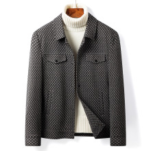 男士韩版翻领夹克2025年秋季新款男装青年时尚休闲潮流百搭夹克衫