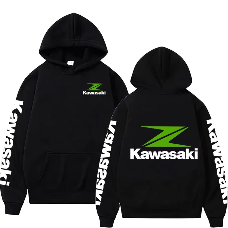 Spring and Autumn Kawasaki Z Men's New Sweatshirt Women's Casual Fashion Pullover Couple's Street Sports Jacket 202